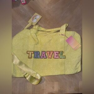 Stoney clover lane Yellow Travel small duffle  Bag